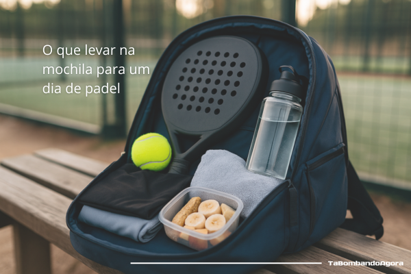 mochila para jogar padel