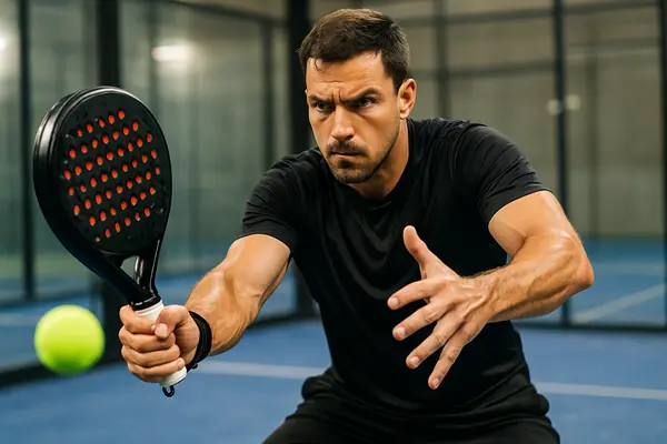 Aprenda como melhorar a precisão do seu drive no padel com a técnica da 'mão de ferro', focando na biomecânica e controle durante o golpe para mais consistência.